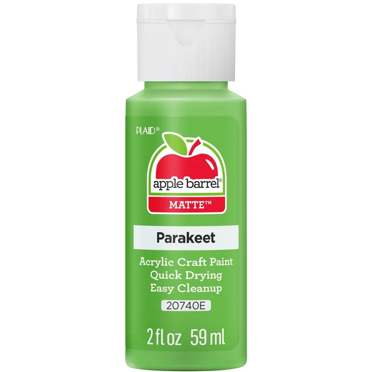 Apple Barrel Acrylic Craft Paint, Matte Finish, Parakeet, 2 fl oz | Walmart (US)