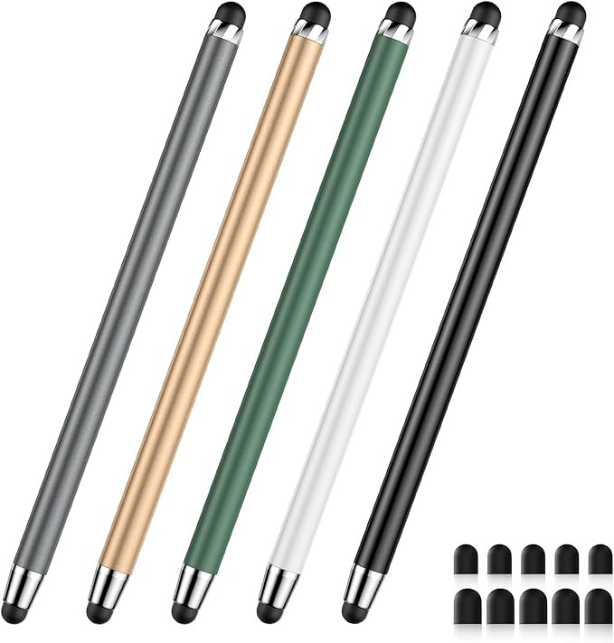 Stylus Pen for Touchscreen,5 PCS Stylus,2-in-1 Stylus Pen for iPad, High Sensitivity Precision Su... | Amazon (US)