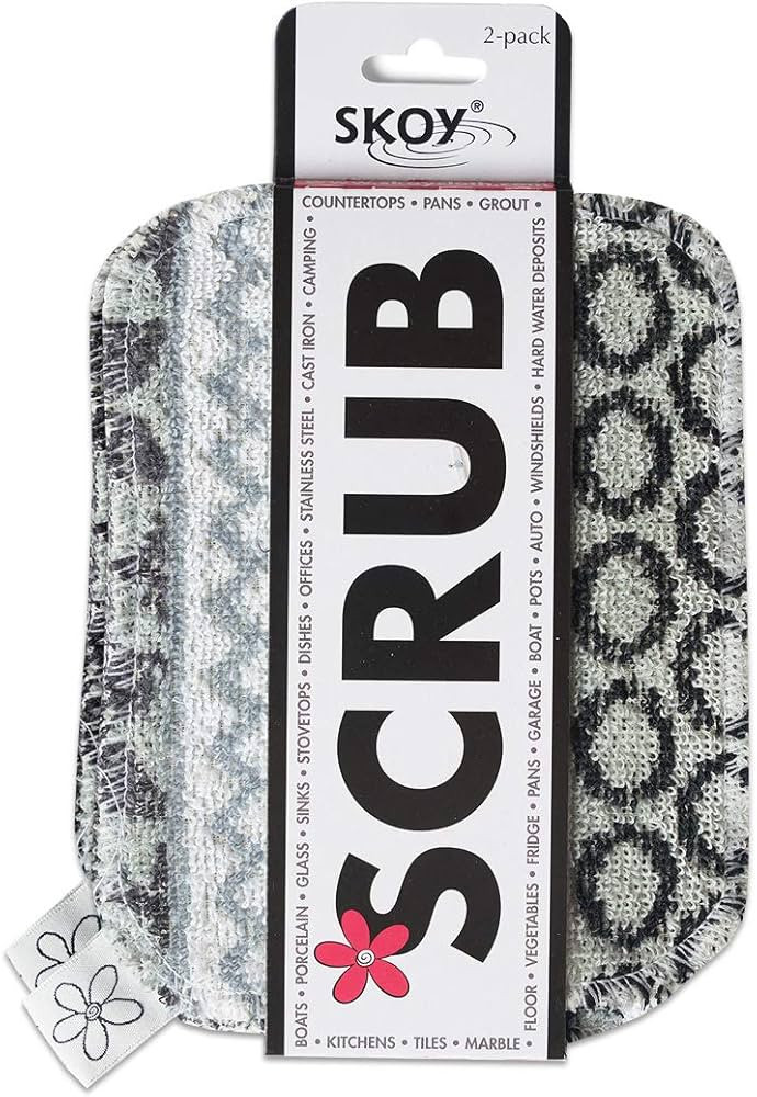Skoy Scrub, 2-Pack , Non-Scratching, Reusable Scrub for Kitchen and Household Use, Environmentall... | Amazon (US)