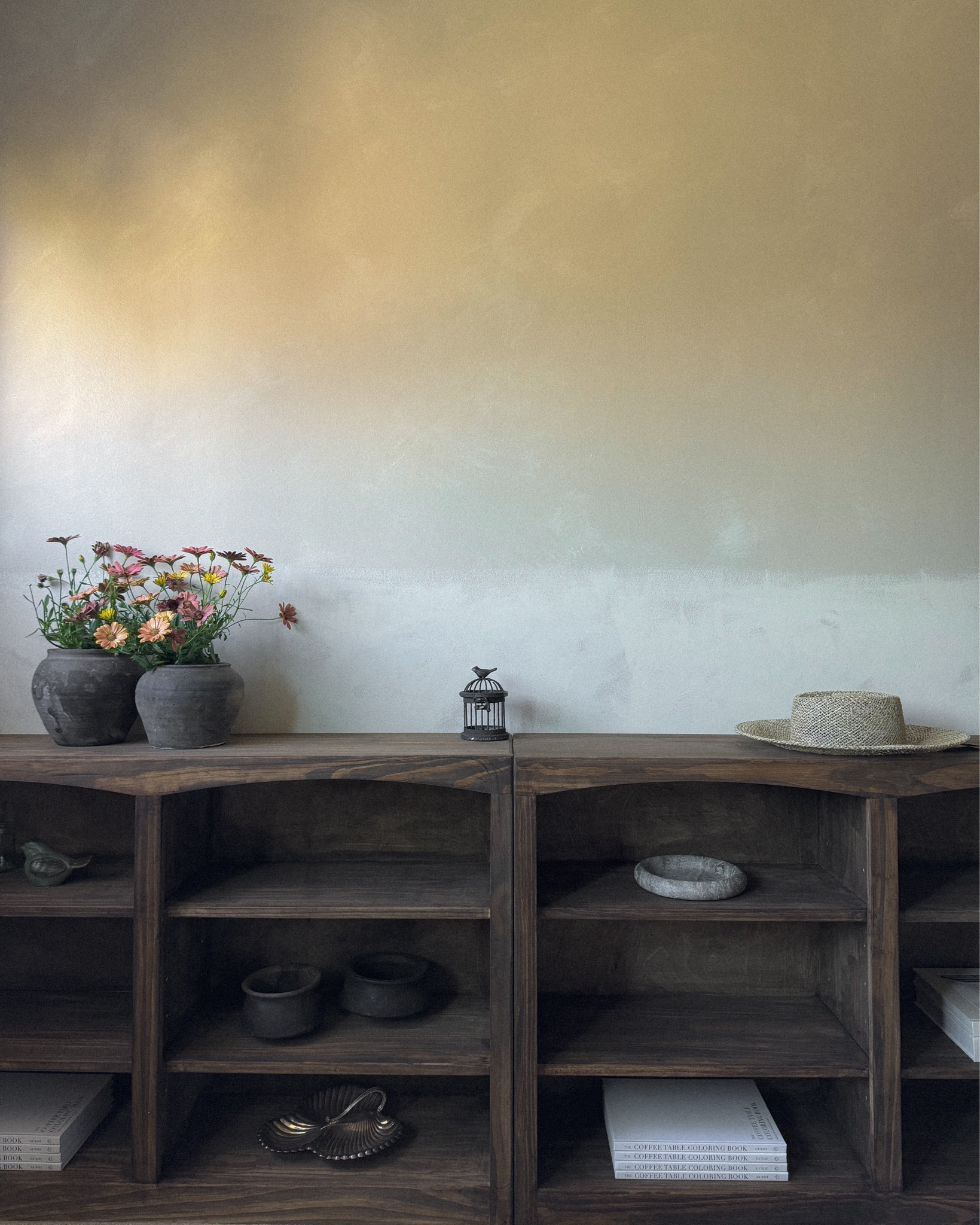 My DIY bookshelves! They already come fully assembled, so all I had to do was stain them! 🤎 #bedroomdecorinspo #bedroommakeover #bedroomdecorideas #bedroomfurniture 

#LTKhome