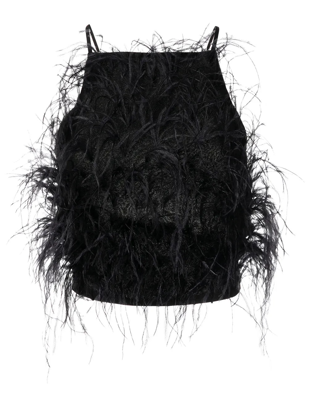Joey ostrich feather blouse | Farfetch Global