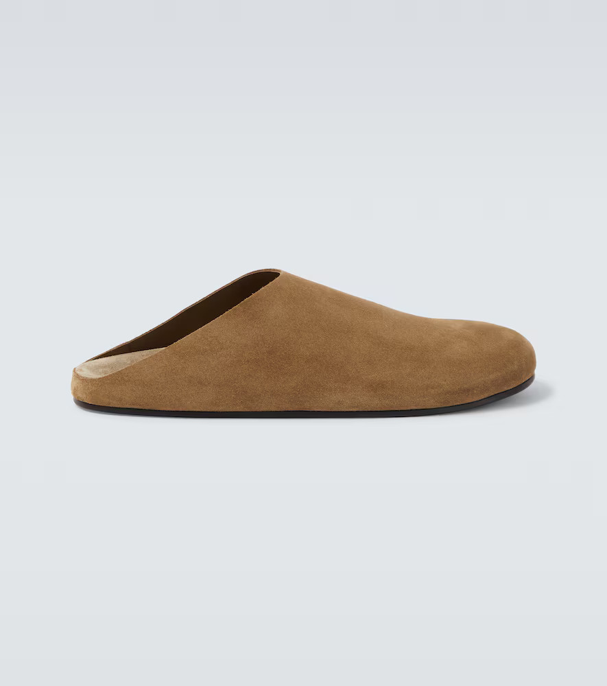 The Row Hudson suede mules | Mytheresa (US/CA)
