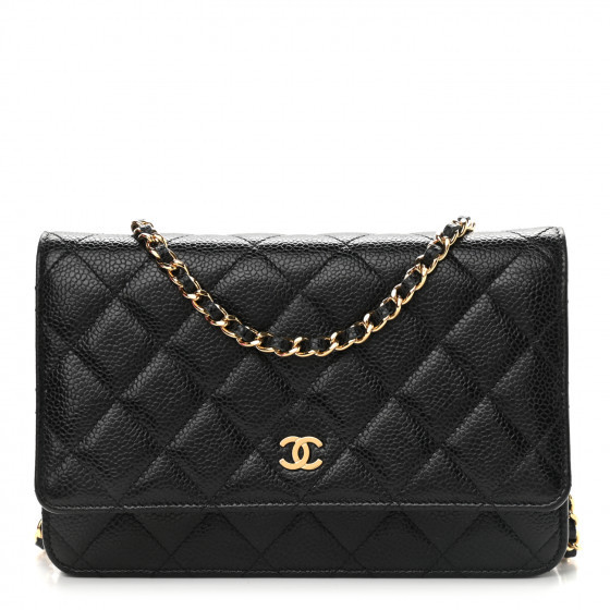 CHANEL

Caviar Quilted Wallet On Chain WOC Black | Fashionphile