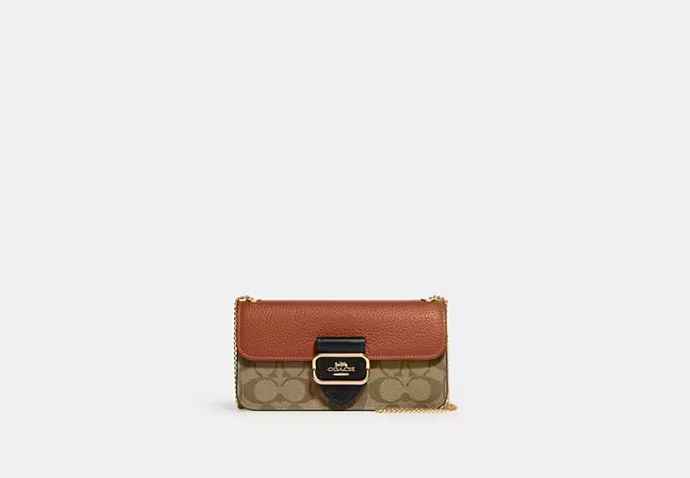 Morgan Crossbody In Colorblock Signature Canvas | Coach Outlet