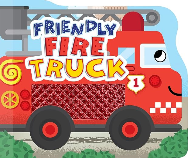 Friendly Fire Truck - Touch and Feel Board Book - Sensory Board Book | Amazon (US)