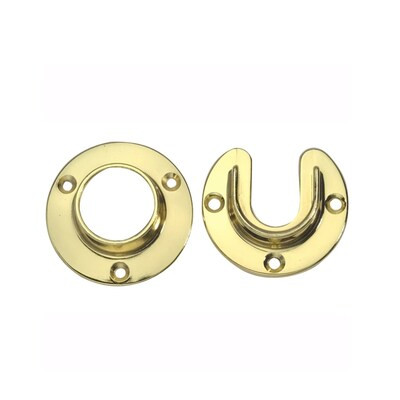 LIDO Designs  Polished Brass Over Zinc Closet Flange Set 1-5/16" Tubing | Lowe's