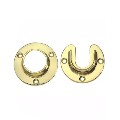 LIDO Designs  Polished Brass Over Zinc Closet Flange Set 1-5/16" Tubing | Lowe's