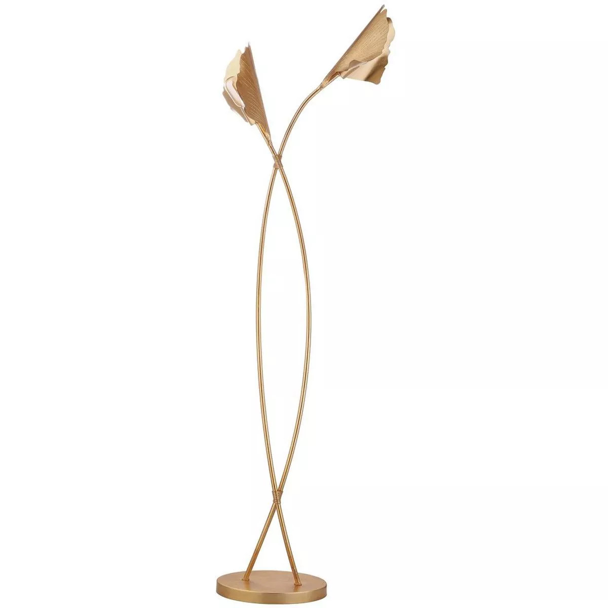 Merrigan Ginkgo Leaf Floor Lam - Gold Leaf - Safavieh | Target