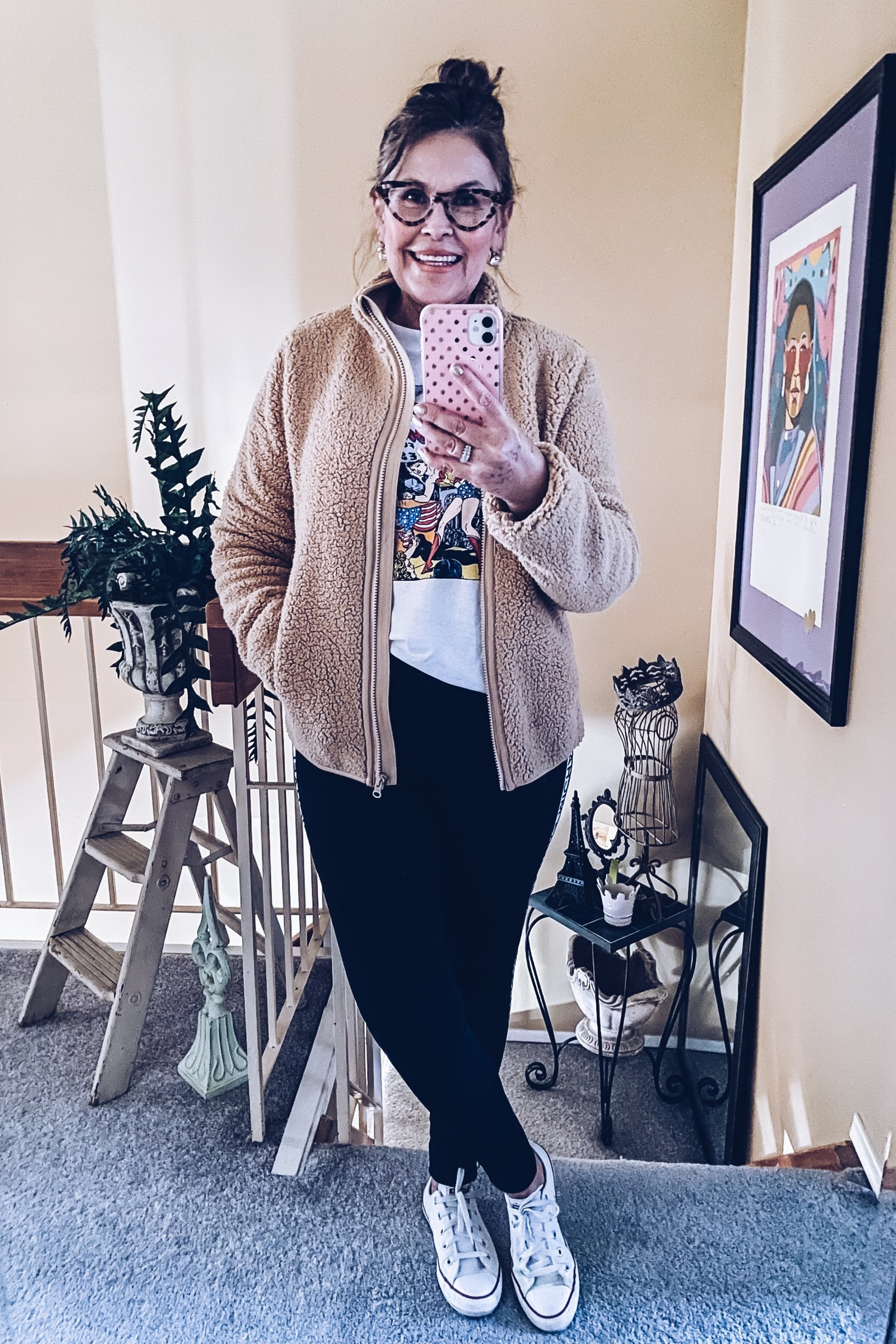 I picked up this super cozy Teddy Fleece Jacket at Joe Fresh recently - on sale!💖 This is size Medium. Looks like this colour is sold out online but some are still in the store. I linked the same jacket in other colours. My leggings are Michael Kors - also on sale!! Sneakers are Converse!🥰

#LTKFind #LTKfit #LTKsalealert