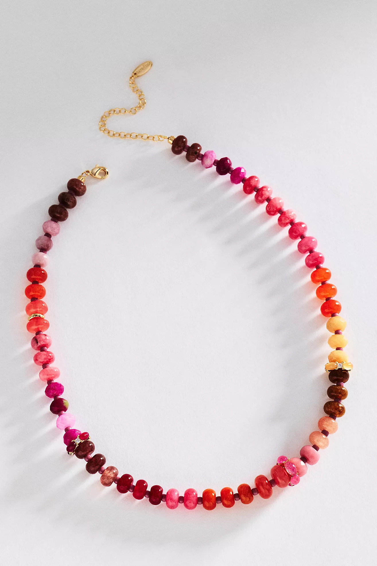 By Anthropologie Rainbow Stone Necklace | Anthropologie (US)