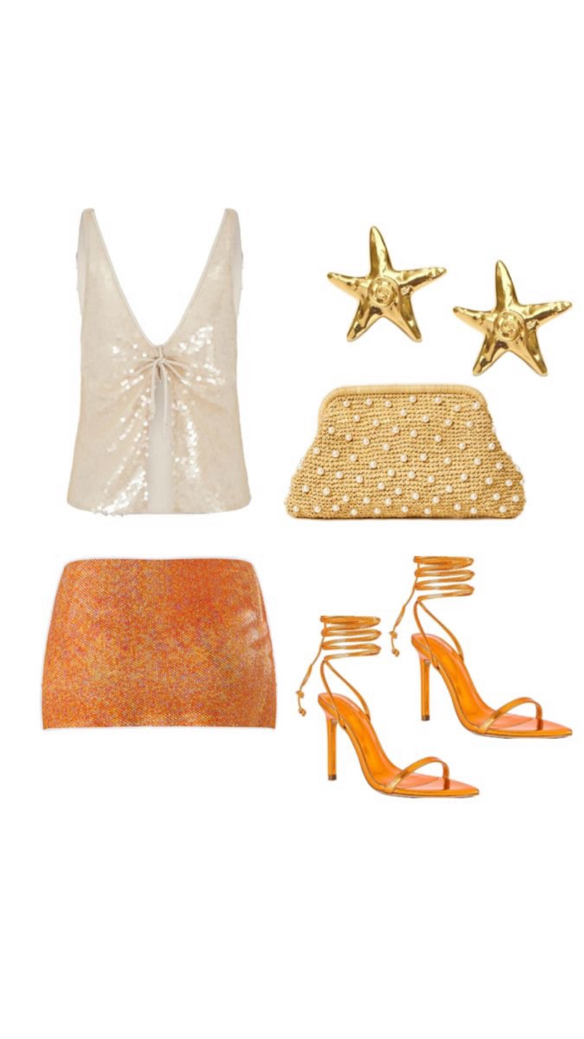 Spring break outfit, outfit inspo, sparkly outfit, spring break inspiration, beach outfit 

Finesse orange sparkle skirt & Miah Sandal in Mandarin Glimmer
TONY BIANCO
Color: Mandarin Glimmer

#LTKWatchNow #LTKMostLoved #LTKStyleTip