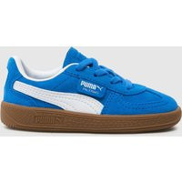 PUMA Blue Palermo Boys Toddler Trainers, Size: 8 (EU 25) | Schuh