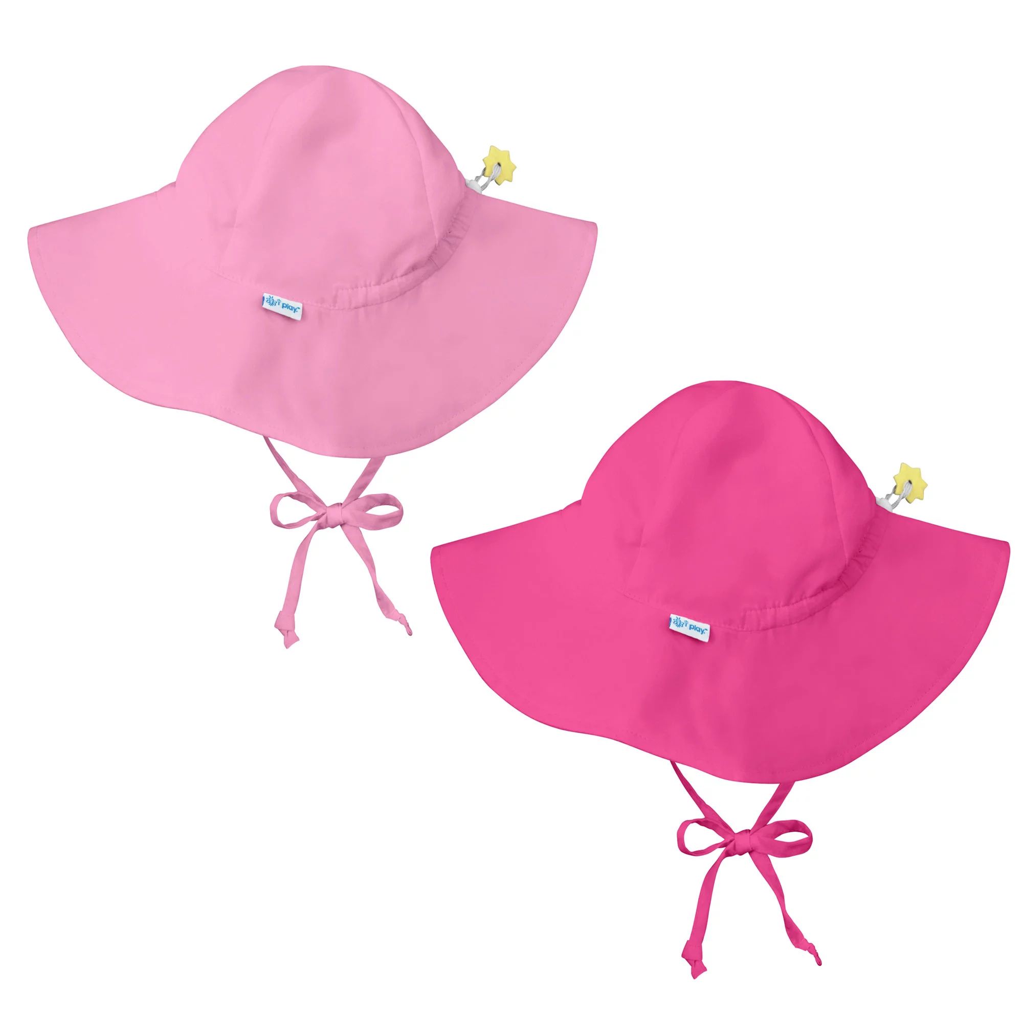 i play Baby and Toddler Brim Sun Protection Hat-Light Pink and Hot Pink - 2 Pack | Walmart (US)