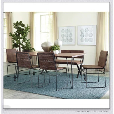 Shanahan Natural Acacia Dining Table With Live Edge, Durable And Timeless Design For Modern And Rustic Interiors | Wayfair North America