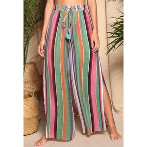 Lulus Eternal Vacation Green Multi Striped Swim Cover-Up Pants | Poshmark