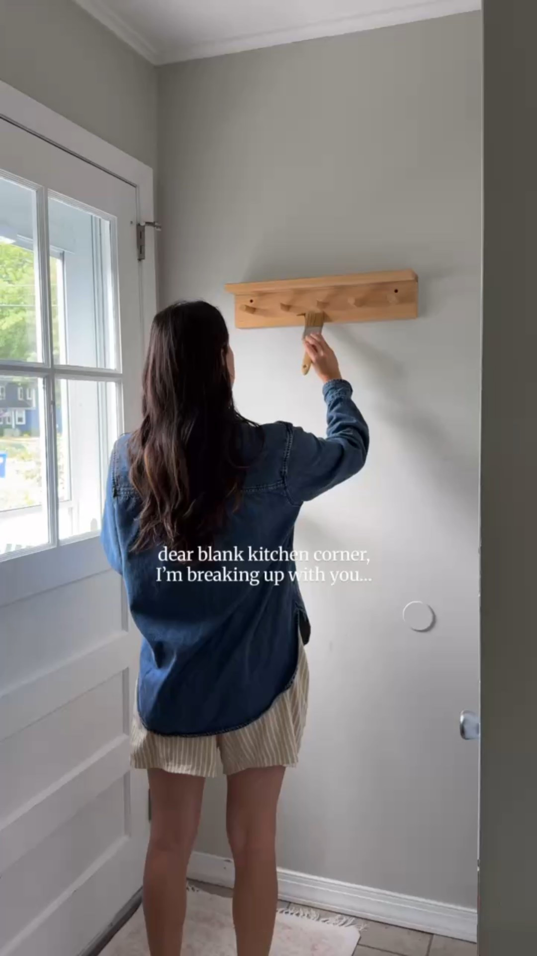 this corner in our small kitchen was left bare way too long… now it finally has that warm, cozy touch I’ve been craving for fall 🍂. This stain is everything!! I wish I did this sooner. It’s Watco danish oil in dark walnut.
#falldecor

#LTKSeasonal #LTKHome