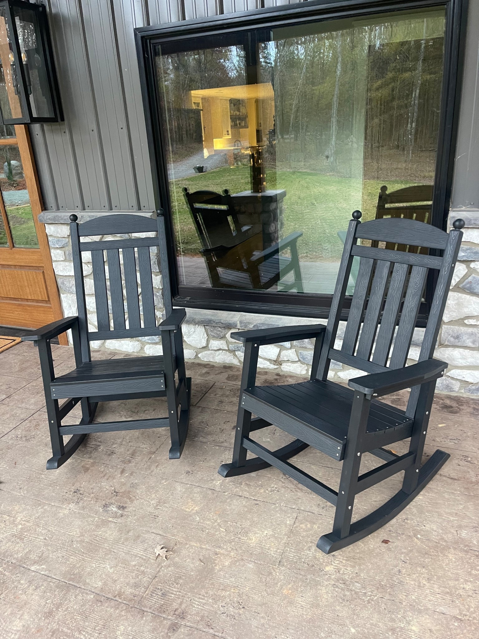Black Rocking Chair 

Modern all weather rocking chair, composite material, sturdy, comfortable, easy to assemble, patio furniture, rocker 

#LTKhome #LTKVideo

#LTKHome