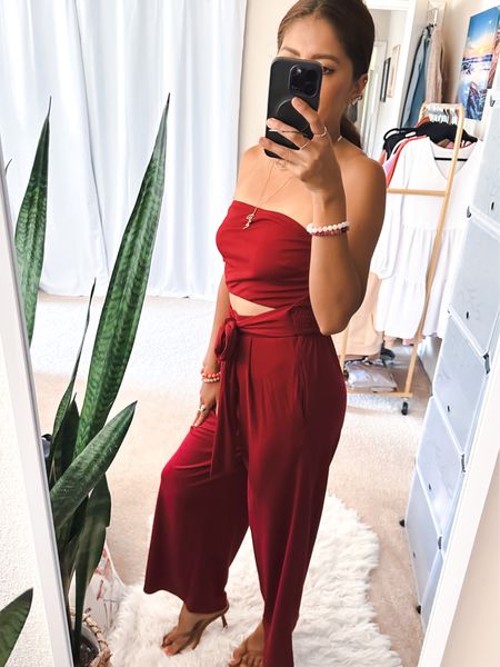 Jumpsuit is great for any occasion. 
.
Jumpsuit size S
Heels size 8

Casual outfit. Fall outfit. Bodysuit. Shape wear. Contour. Athletic fashion. Workout outfit. Los Angeles. Street wear. LAX. Travel outfit. Mom. Amazon

#LTKover40 #LTKGiftGuide #LTKstyletip