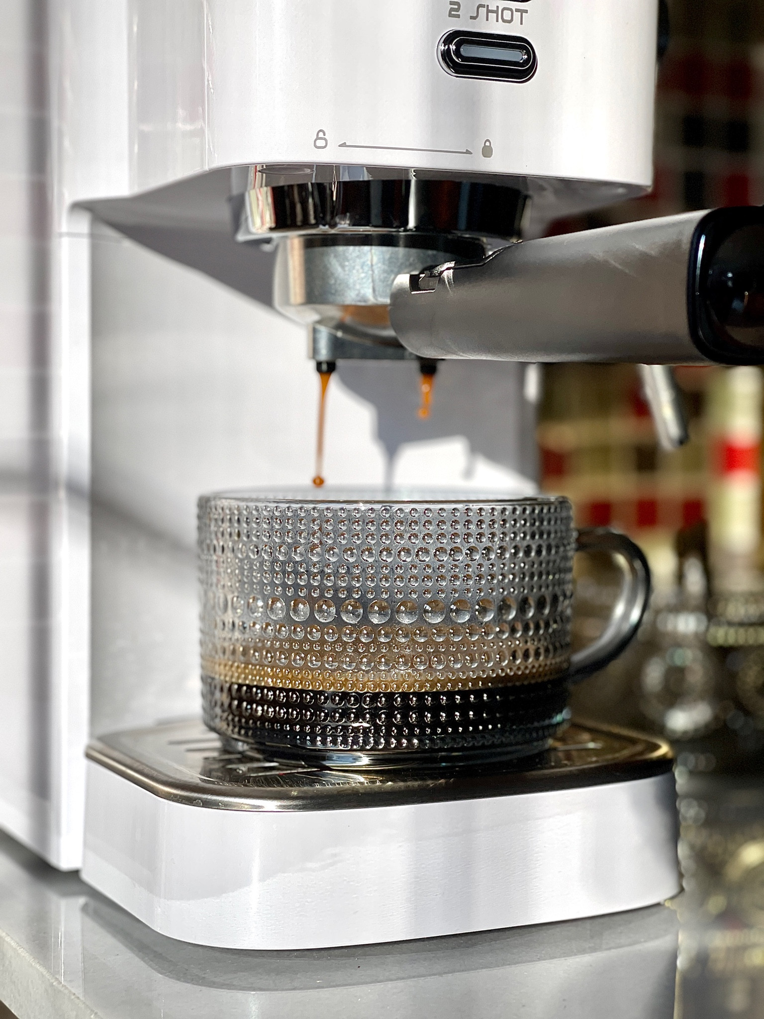 Easy to use and affordable at-home espresso machine for coffee station. Make coffee shop style lattes and espresso right in your kitchen. 

I love this Gevi espresso machine as I experiment with more serious coffee making beyond pod based machines. The price point is great and the sleek aesthetic is perfect for a kitchen counter coffee bar. 

Kitchen gadgets, Amazon finds, Amazon kitchen, Amazon home, Gevi espresso, basic espresso machine, espresso machine with steam wand, vintage coffee mugs, aesthetic coffee finds, hobnail glasses, kitchen decor


#LTKGiftGuide #LTKfindsunder100 #LTKhome