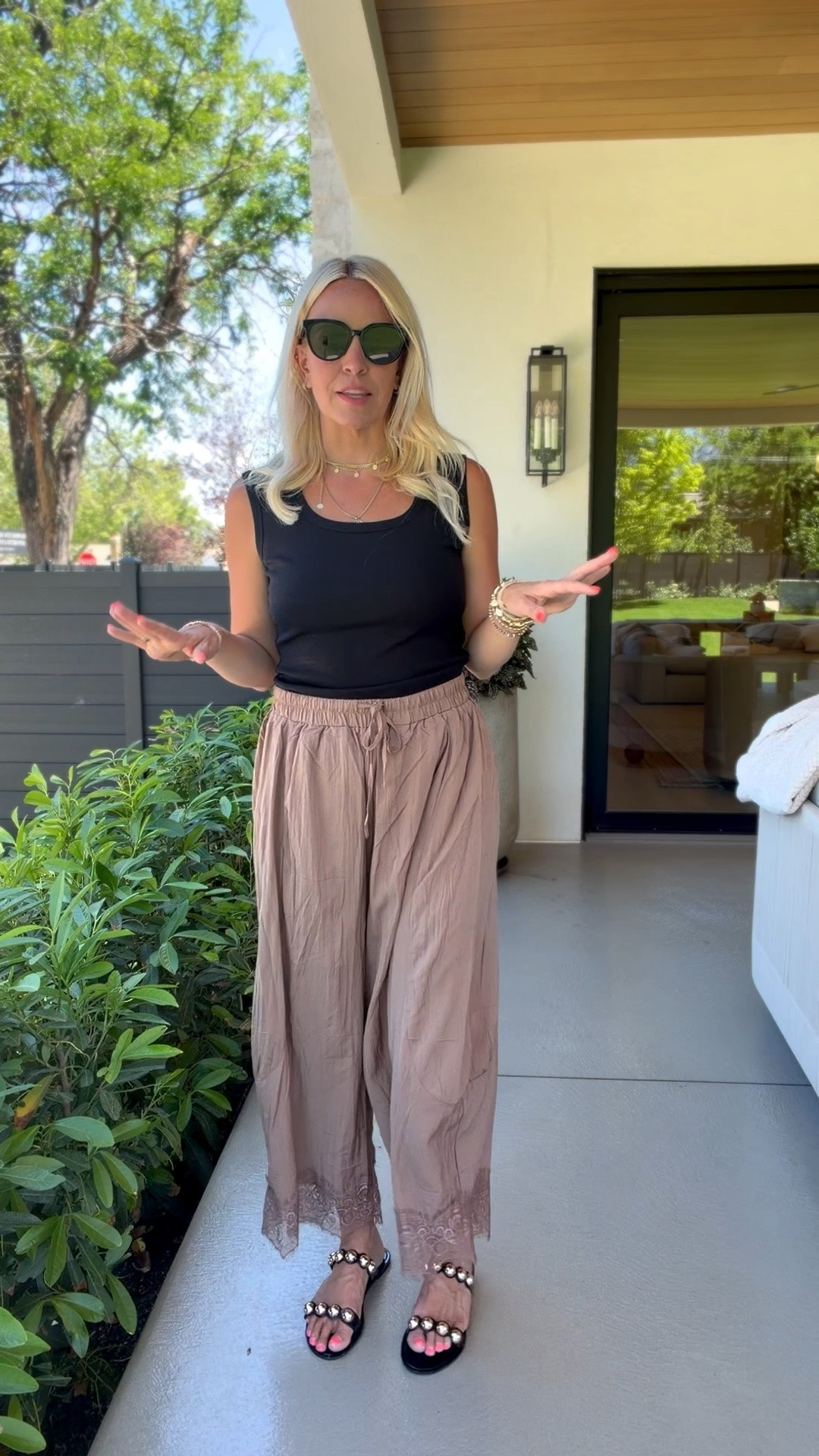 These pants are so cute and can be dressed up or down!