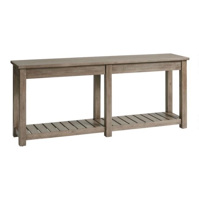 Graywashed Cameron Console Table | World Market