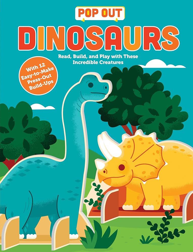 Pop Out Dinosaurs: Interactive Activity Book and Play Set for Early Learners (Pop Out Books, 3) | Amazon (US)