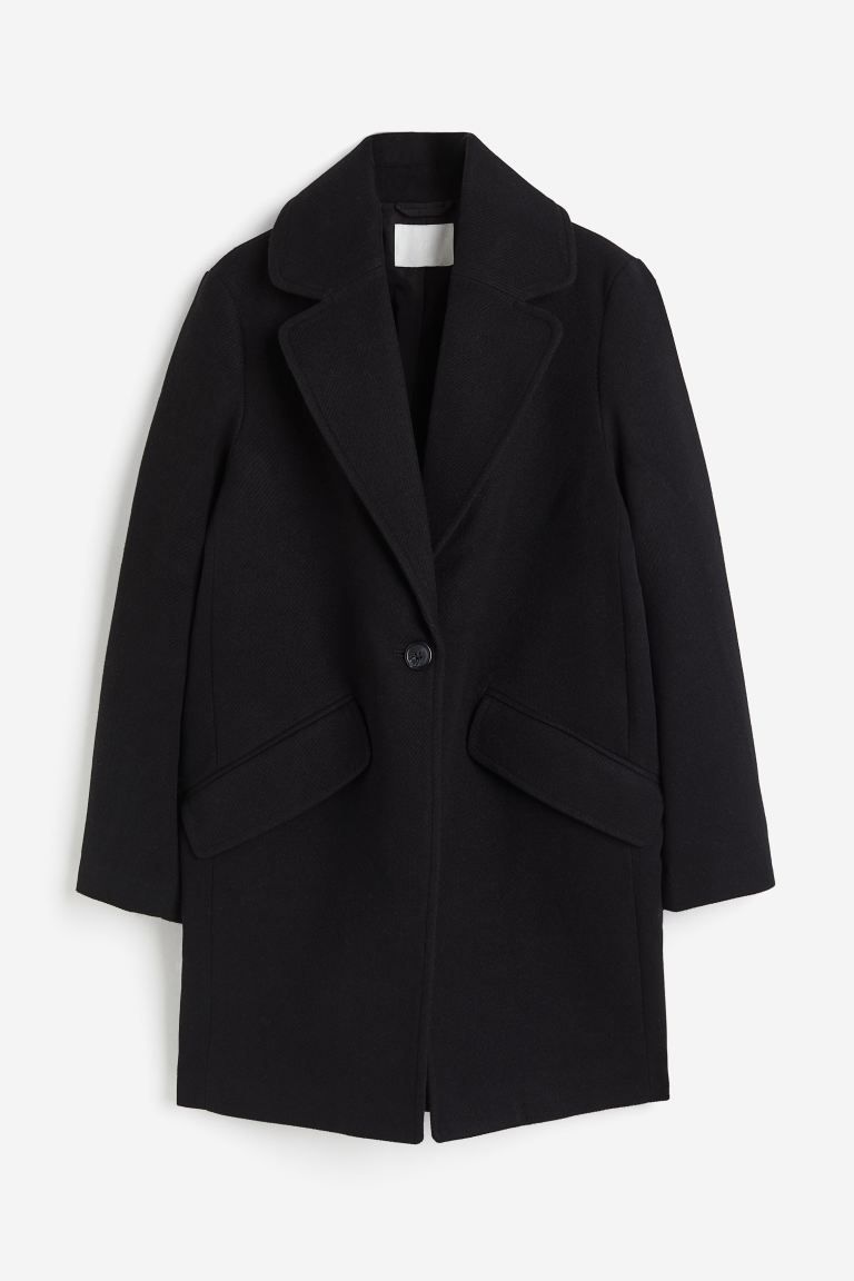 Twill Coat - Natural white - Ladies | H&M US | H&M (US + CA)