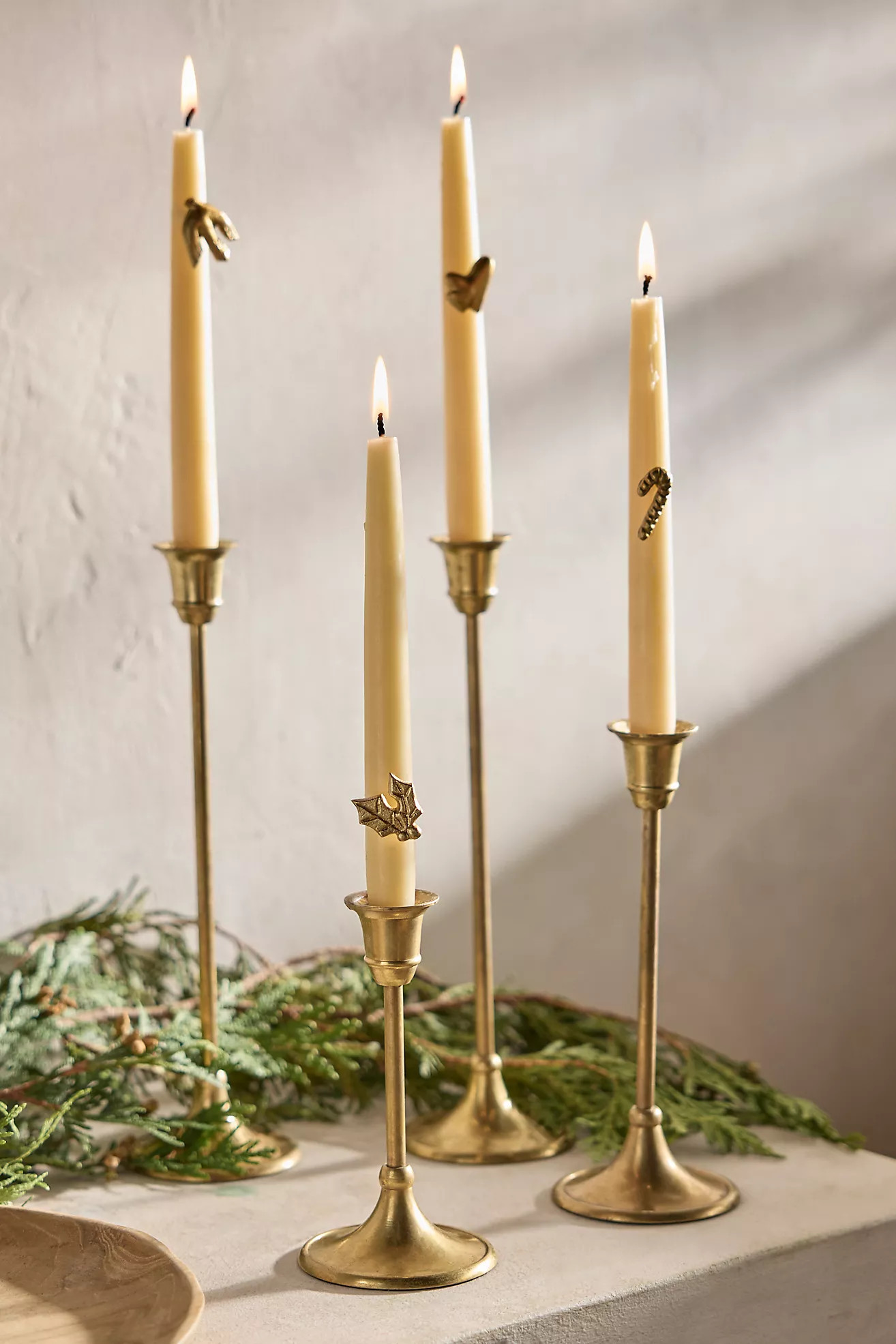 Holiday Candle Pins, Set of 4 | Anthropologie (US)