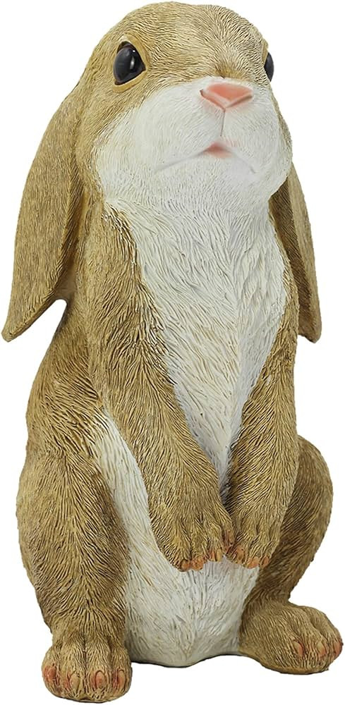 JORAE Standing Rabbit Statue Curious Easter Bunny Outdoor Garden Statues Patio Yard Home Decorati... | Amazon (US)