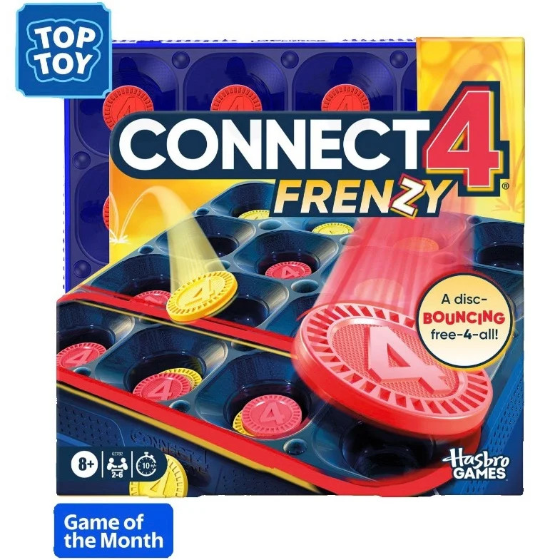 Connect 4 Frenzy Game, Bounce Discs 4 the Win, Family Party Games for Kids and Adults, 8+ | Walmart (US)
