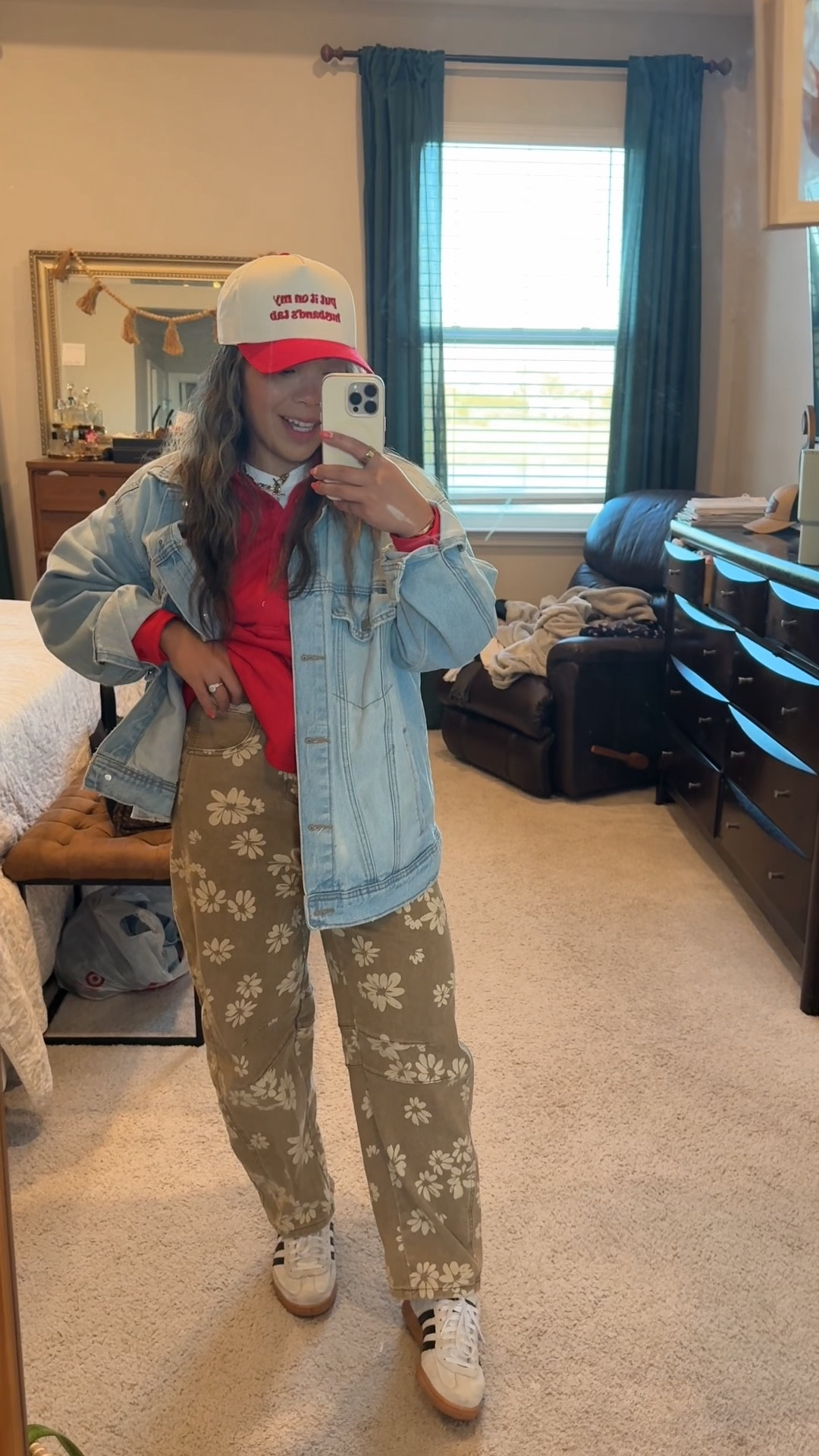 OOTD! Wearing a small in the sweatshirt because it runs oversized and a small in the jeans! 

#LTKgrwm #LTKmomlife #LTKootd