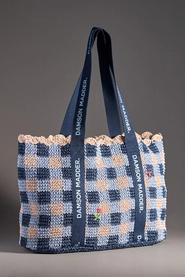 Damson Madder Woven Tote | Anthropologie (US)