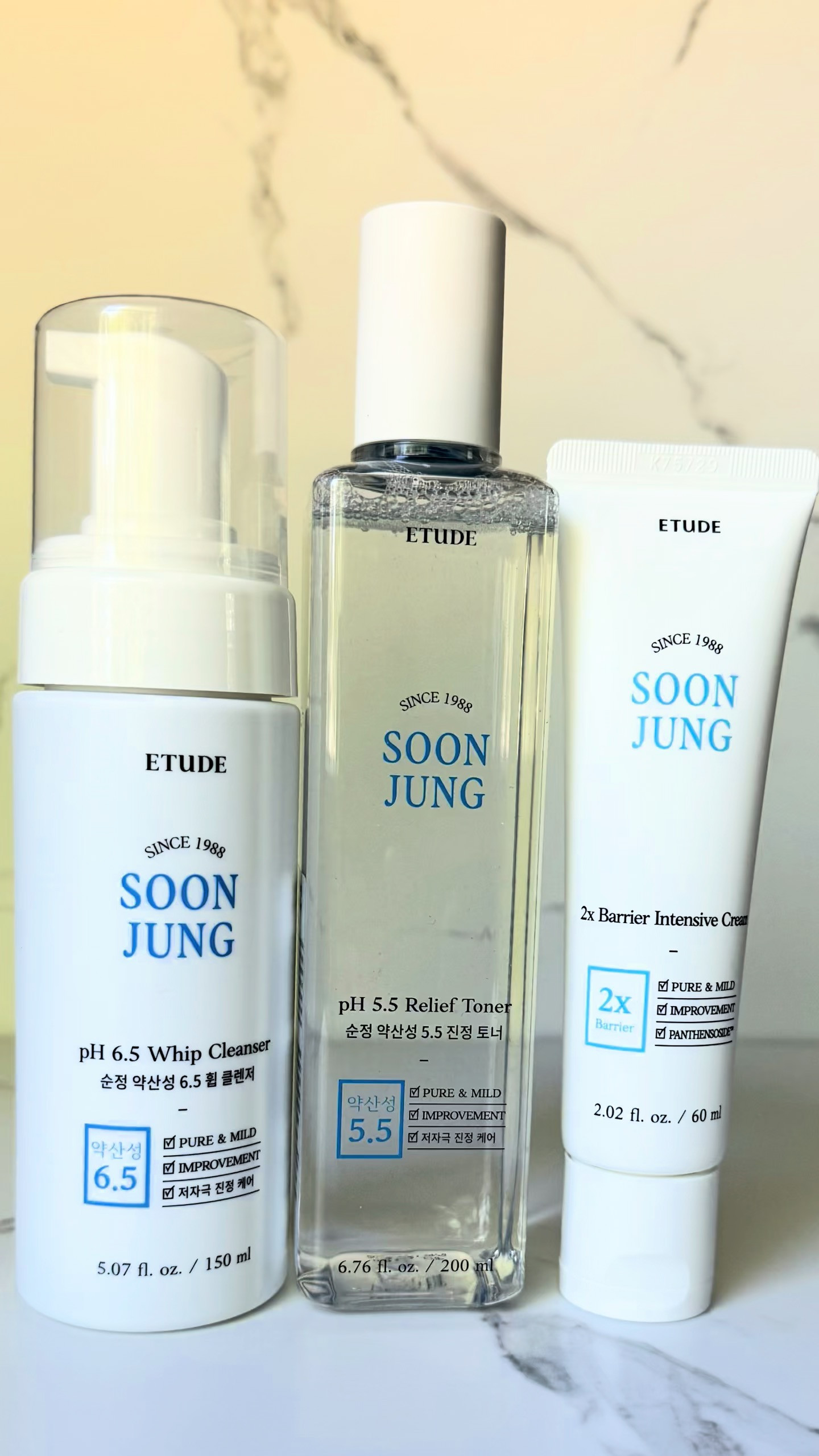 K-Beauty I've been testing of.

This ETUDE SoonJung routine keeps it simple. The cleanser leaves my skin feeling clean without feeling stripped, the toner feels lightweight and refreshing, and the moisturizer gives me hydration without that sticky finish.

Everything is fragrance free, which I really appreciate. I've been using the toner daily and my skin looks really fresh and clean.

Gifted product. #affiliate

#LTKBeauty #LTKselfcare #LTKmorningroutine