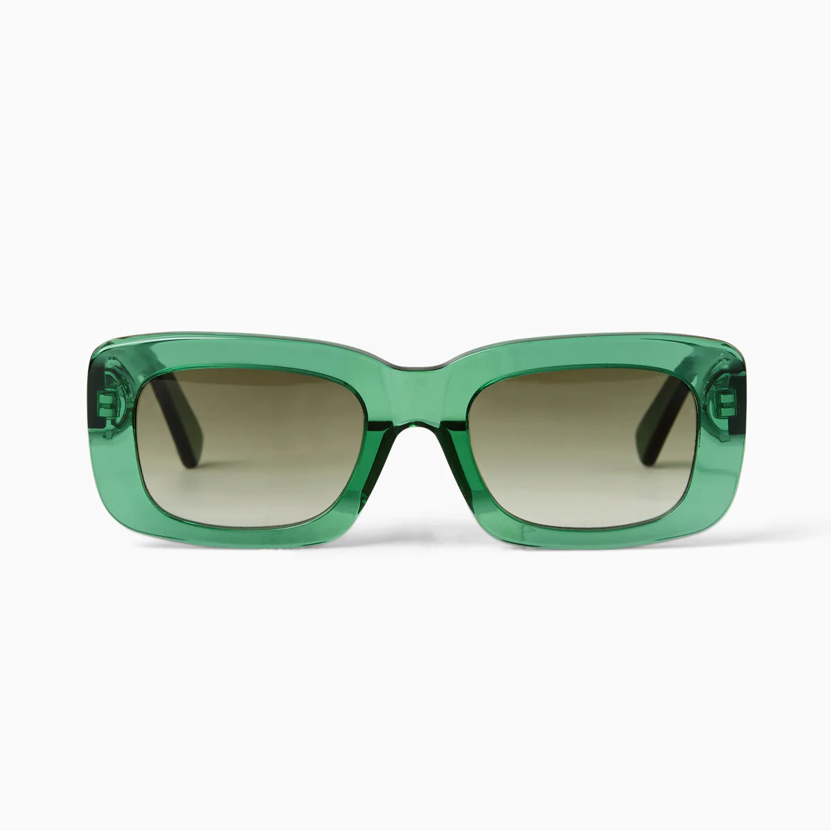 Lucianna Square Frame Sunglasses in Green | Trendy Square Sunglasses for Women | Jack Rogers