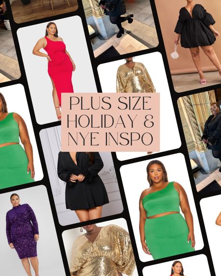 Are you ready for your holiday parties and New Years Eve? Here are a few plus size options to wear to your next party! We’ve got some sequins, two piece sets and of course a little black dress! 

#LTKstyletip #LTKHoliday #LTKcurves