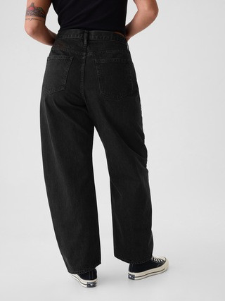 High Rise Barrel Jeans | Gap (US)