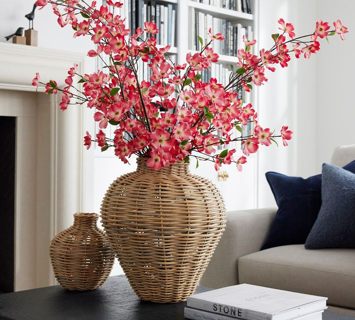 Faux Pink Dogwood Branch | Pottery Barn (US)