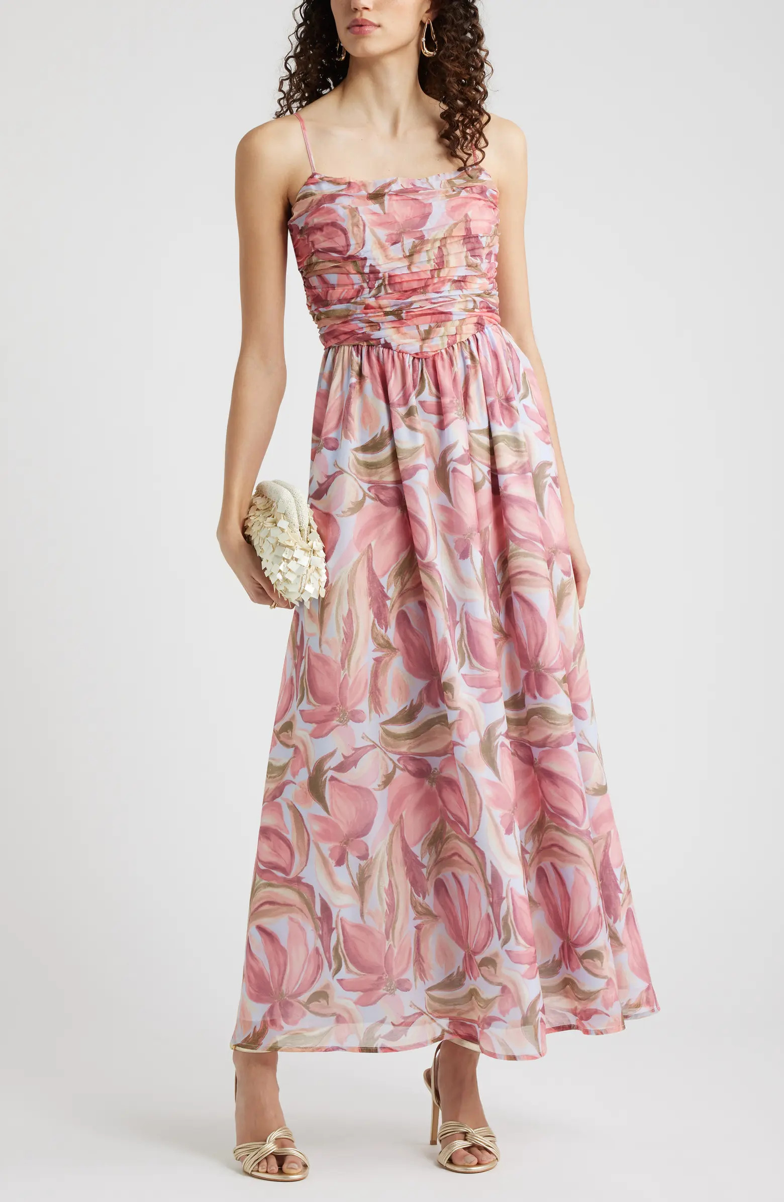 Floral Organza Party Dress | Nordstrom