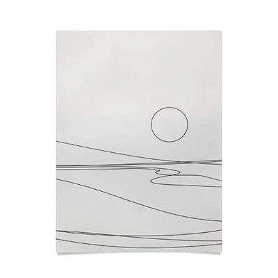 The Old Art Studio Abstract Landscape 15B Unframed Wall Poster Print Gray - Threshold™ | Target