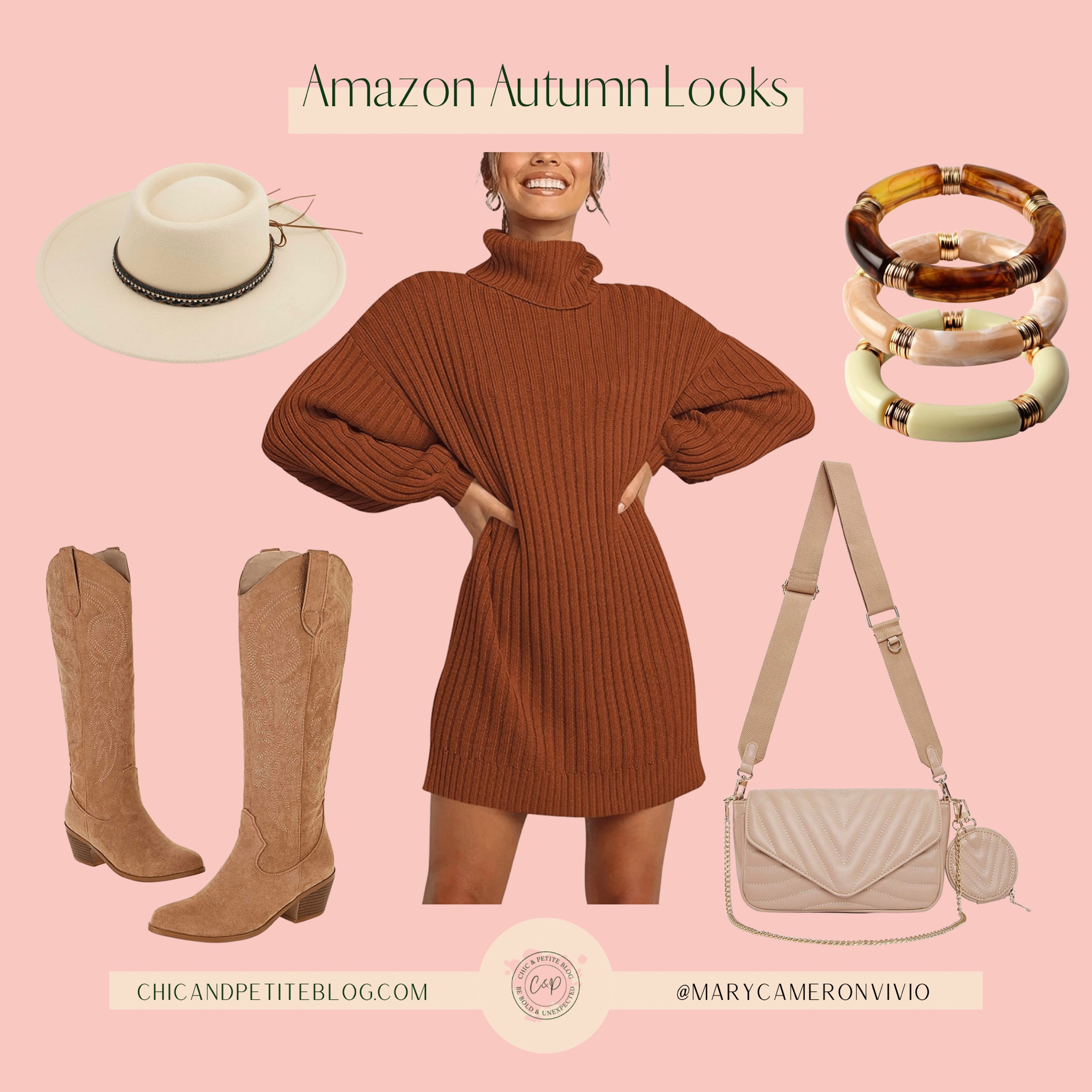 Amazon Autumn Look, Fall Fashion, Western Fashion, Cowboy Boots

#LTKSeasonal #LTKunder100 #LTKunder50