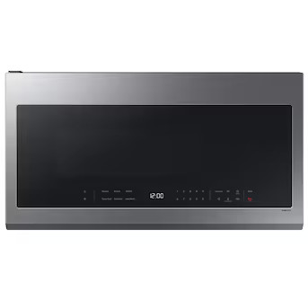 Samsung 2.1-Cu. Feet 29.87-Inches Over-the-Range Microwave with Sensor Cooking ( Stainless steel ... | Lowe's