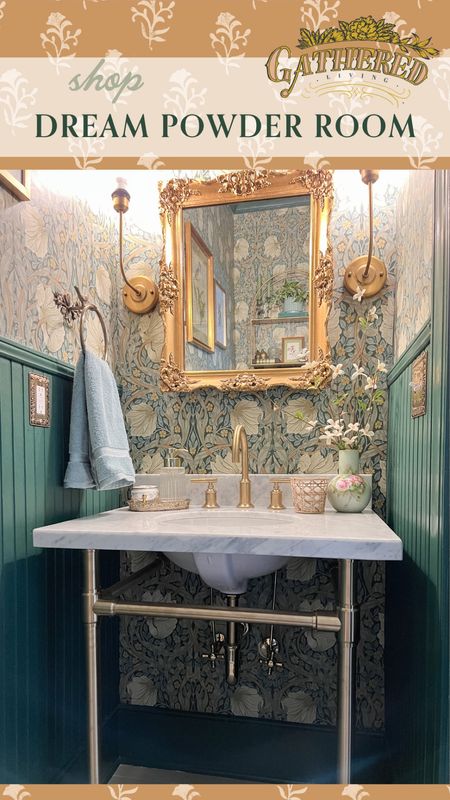Shop Dream Powder Room 

Home Decor, Interior Design, Bathroom, Powder Room, Vintage Home Decor 

#LTKstyletip #LTKhome