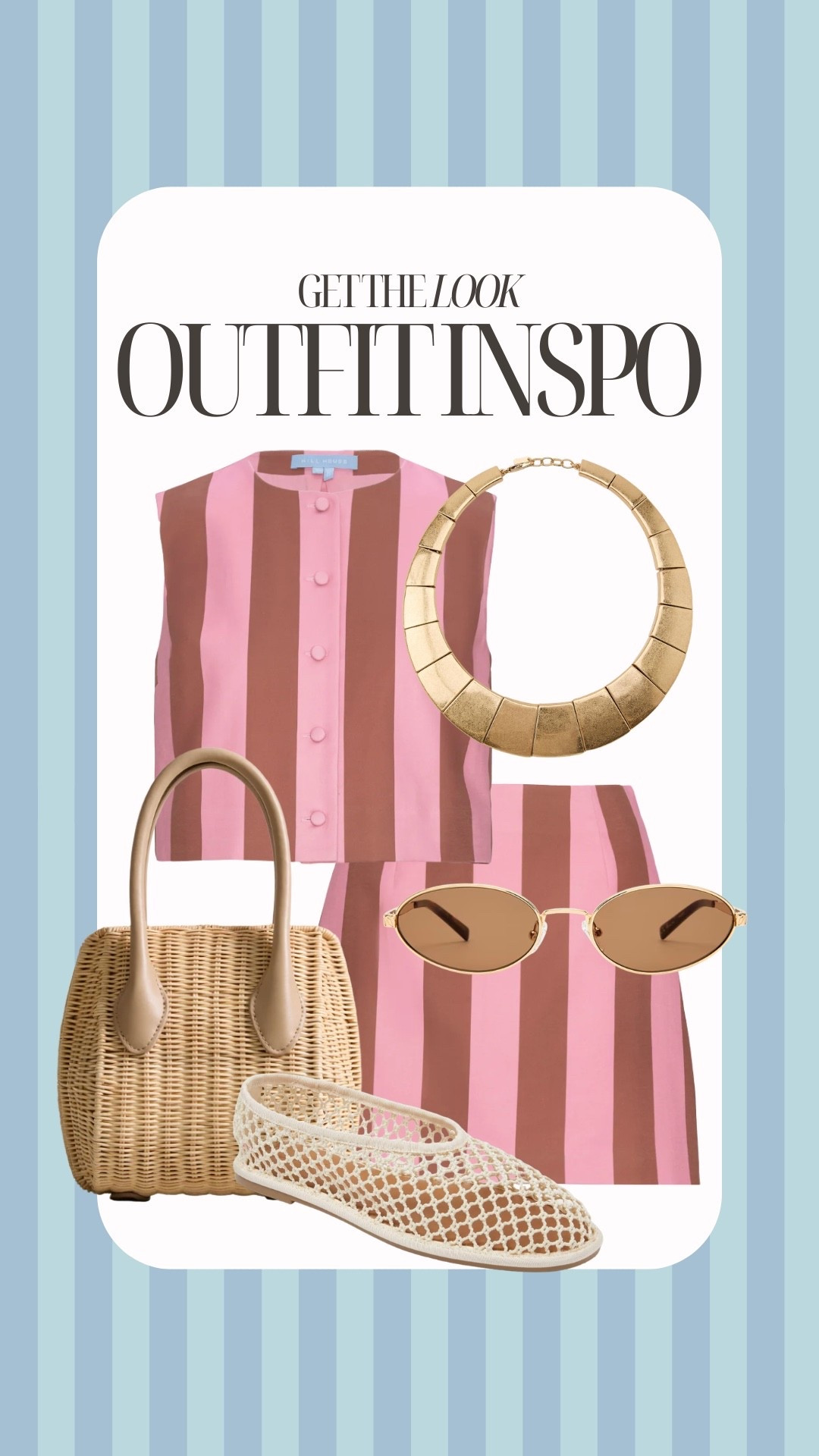 Striped set outfit inspo for summer

#LTKootd