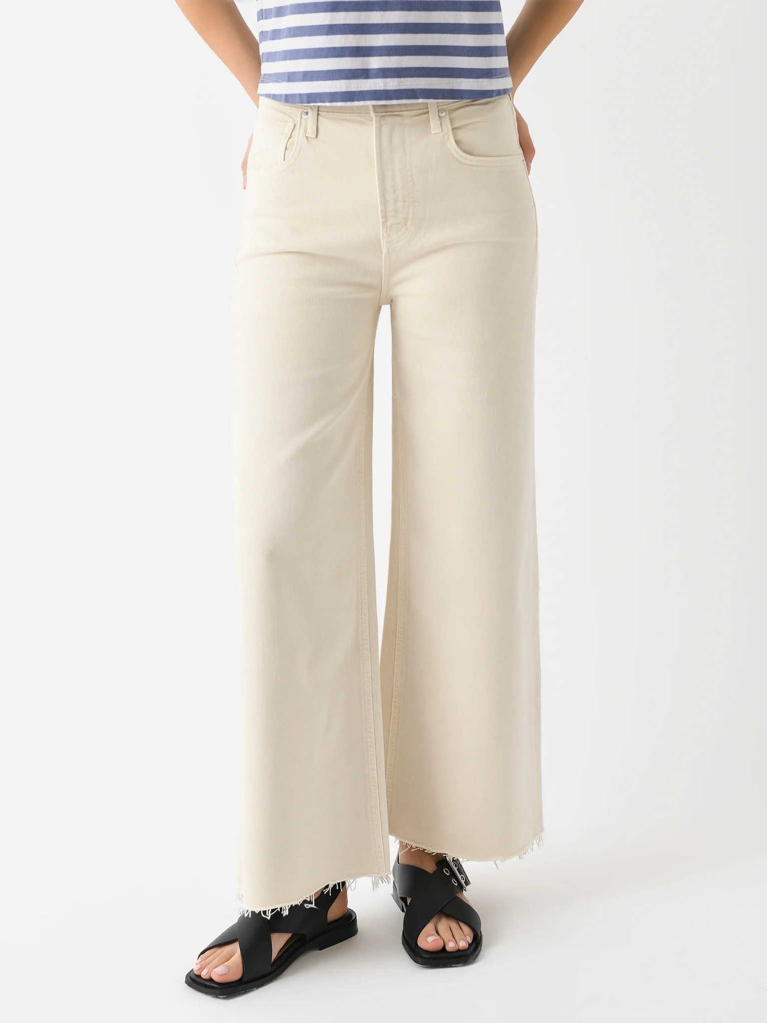 CITIZENS OF HUMANITY
                      
                     Women's Lyra Crop Wide Leg Jean | Saint Bernard