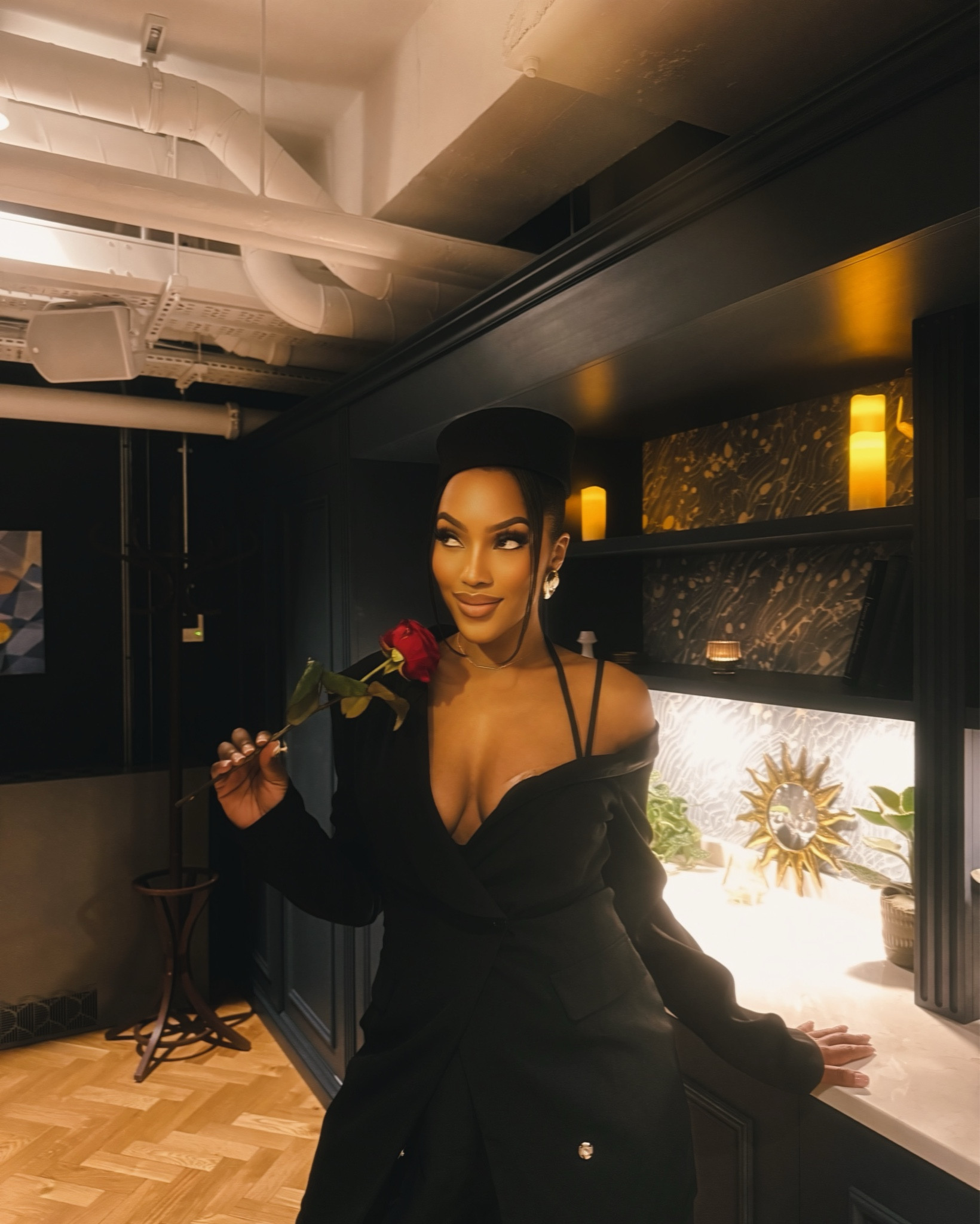 Nothing screams mystique, classy and feminine like a black well fitted suit and a pillbox hat to complete it! This look will have you feeling like the super star you are✨

#LTKdatenight #LTKFashionMonth #LTKstyletip