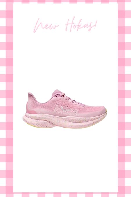 New pink hoka running shoes 

#LTKSaleAlert #LTKFamily #LTKShoeCrush