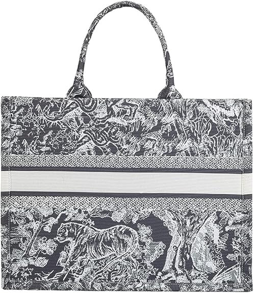 Women Tote Bag Fashion Handbags Canvas Crossbody Large Capacity Bag Trendy Designer Portable for ... | Amazon (US)