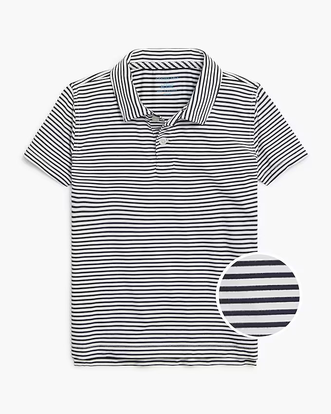 Boys' striped performance polo shirt | J.Crew Factory