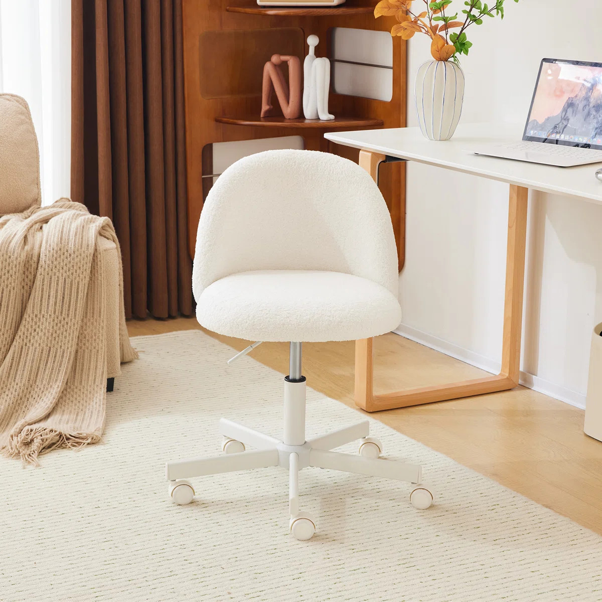 Task Chair Office Desk Chair Make Up Chair With Wheels | Wayfair North America