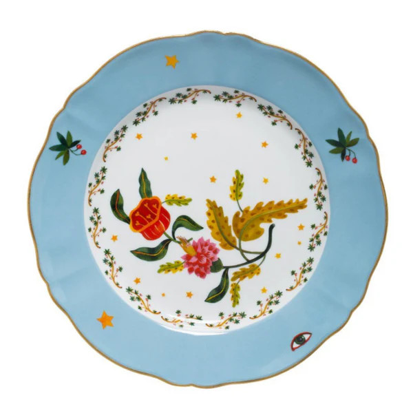 Porcelain Vine & Stem Dinner Plate | The Avenue